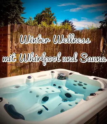 Grundriss der Unterkunft GartenLoft mit Outdoor Whirlpool und Garten