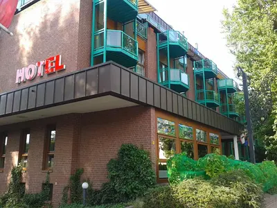 Das Gebäude in dem sich das Hotel befindet