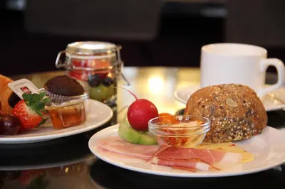 Essen im Hotel oder in der Nähe