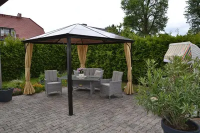 Ein Garten an der Unterkunft Bärenfalle