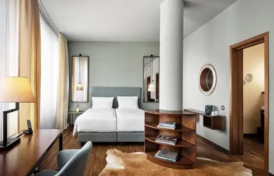 Ein Bett oder Betten in einem Zimmer der Unterkunft ABION Villa Suites