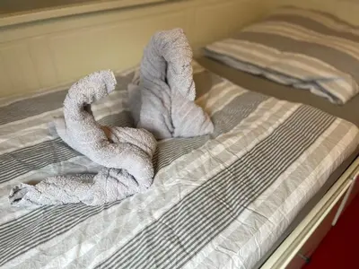 Ein Bett oder Betten in einem Zimmer der Unterkunft Tiny House