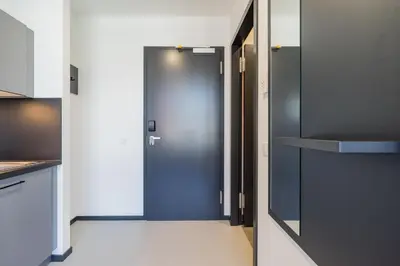 Küche/Küchenzeile in der Unterkunft Nena Apartments Moritzplatz