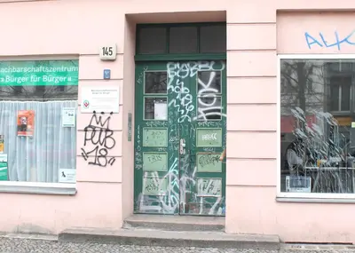 Grundriss der Unterkunft Pension Mitte