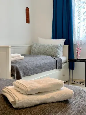 Ein Bett oder Betten in einem Zimmer der Unterkunft Home Wilma