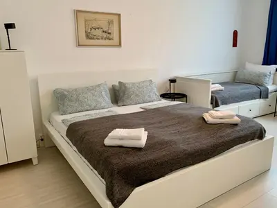 Ein Bett oder Betten in einem Zimmer der Unterkunft Home Wilma