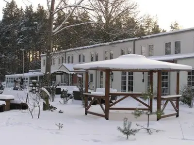 Waldhotel Seelow im Winter
