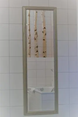 Ein Badezimmer in der Unterkunft Haus am Spreebogen