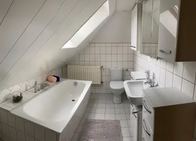 Ein Badezimmer in der Unterkunft Ferienwohnung Zum Schloß