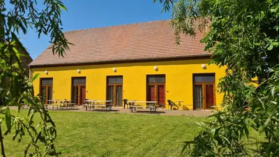 Ein Garten an der Unterkunft Ferien- und Erlebnishof Liepe