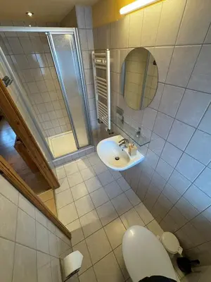 Ein Badezimmer in der Unterkunft Ferien- und Erlebnishof Liepe