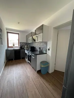 Küche/Küchenzeile in der Unterkunft MYSTAY BERLIN Müggelheim