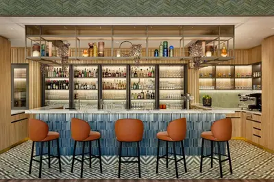 Lounge oder Bar in der Unterkunft Courtyard by Marriott Berlin City Center