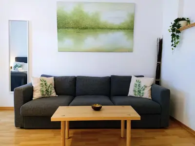 Ein Sitzbereich in der Unterkunft StayBearlin Apartments Prenzlauer Berg Dunckerstraße