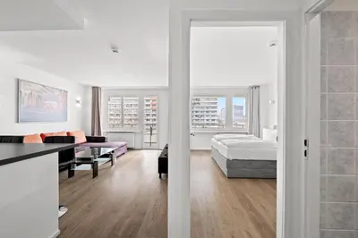 Ein Bett oder Betten in einem Zimmer der Unterkunft Apartment Centro