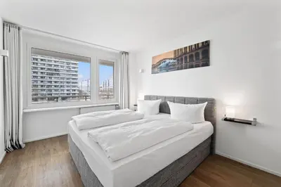 Ein Bett oder Betten in einem Zimmer der Unterkunft Apartment Centro