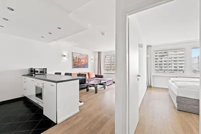 Ein Bett oder Betten in einem Zimmer der Unterkunft Apartment Centro