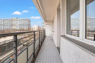 Ein Balkon oder eine Terrasse in der Unterkunft Apartment Centro