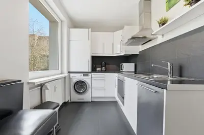 Küche/Küchenzeile in der Unterkunft Apartment East Side