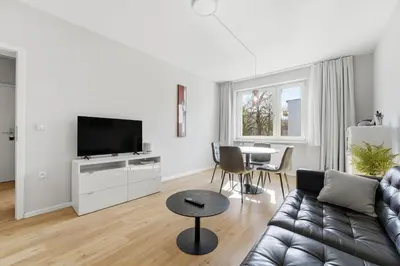 TV/Unterhaltungsangebot in der Unterkunft Apartment East Side
