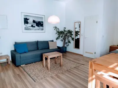 Ein Sitzbereich in der Unterkunft StayBearlin Apartments Prenzlauer Berg Grellstraße