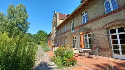 Ein Garten an der Unterkunft FeWo 