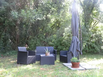 Ein Garten an der Unterkunft Blota Kral