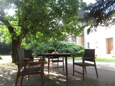 Ein Garten an der Unterkunft Blota Kral