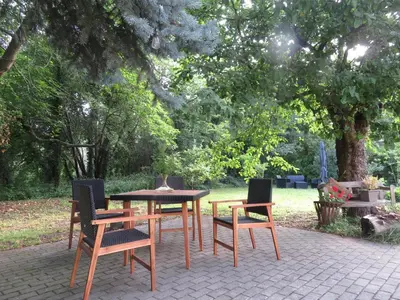 Ein Garten an der Unterkunft Blota Kral