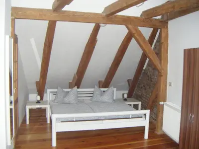Ein Sitzbereich in der Unterkunft Altstadt-Pension-Potsdam
