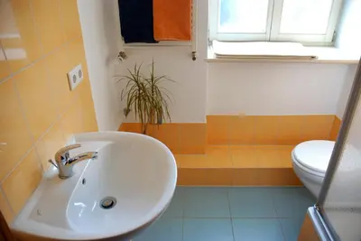 Ein Badezimmer in der Unterkunft Altstadt-Pension-Potsdam
