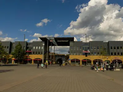 Das Gebäude in dem sich das Motel befindet
