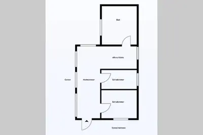 Grundriss der Unterkunft Ferienhaus Green Garden Berlin - Welcome to Berlin