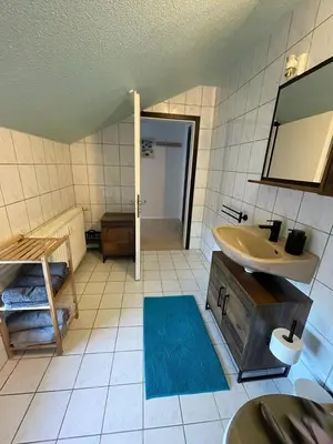 Küche/Küchenzeile in der Unterkunft Ferienwohnung Unter den Linden