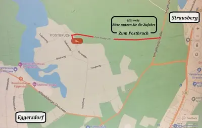 Grundriss der Unterkunft Waldesruh Strausberg