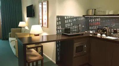 Küche/Küchenzeile in der Unterkunft Clipper Boardinghouse - Berlin-Gendarmenmarkt