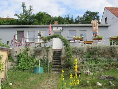 Ein Garten an der Unterkunft zum Wiesengrund im Oderbruch