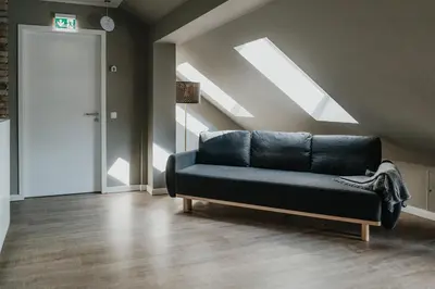 Ein Sitzbereich in der Unterkunft HÖNOW HOTEL