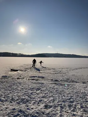 Naturlandschaft in der Nähe des Ferienhauses