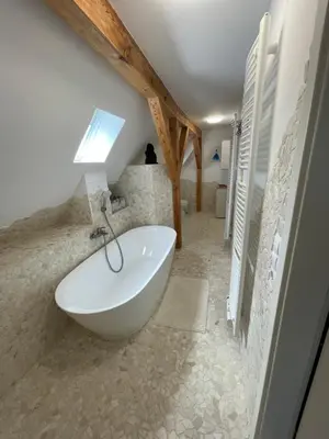 Ein Badezimmer in der Unterkunft Ferienhaus Weise