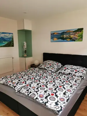 Ein Bett oder Betten in einem Zimmer der Unterkunft Casa Auszeit