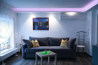 Ein Sitzbereich in der Unterkunft Smart Home - Die etwas andere Ferienwohnung!