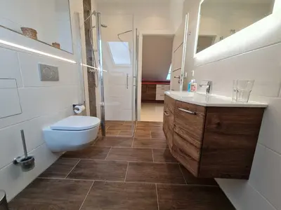 Ein Badezimmer in der Unterkunft Villa-Dohne