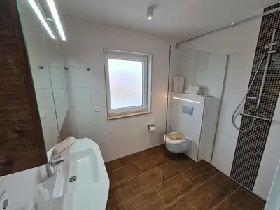 Ein Badezimmer in der Unterkunft Villa-Dohne