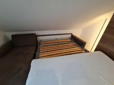 Ein Bett oder Betten in einem Zimmer der Unterkunft Villa-Dohne