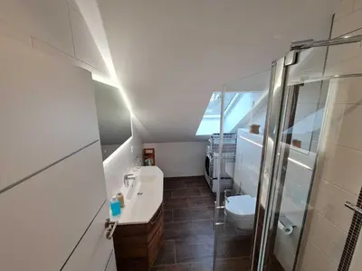 Ein Badezimmer in der Unterkunft Villa-Dohne