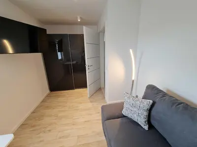 Ein Sitzbereich in der Unterkunft Villa-Dohne by Altmann