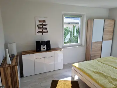 Ein Bett oder Betten in einem Zimmer der Unterkunft Ferienhaus Jagomast