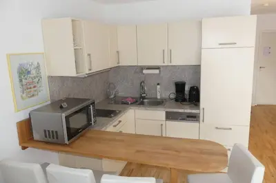 Küche/Küchenzeile in der Unterkunft Einliegerwohnung mit Wintergarten (EG)