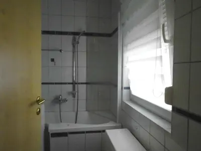 Ein Badezimmer in der Unterkunft Bungalow Idylle Am See